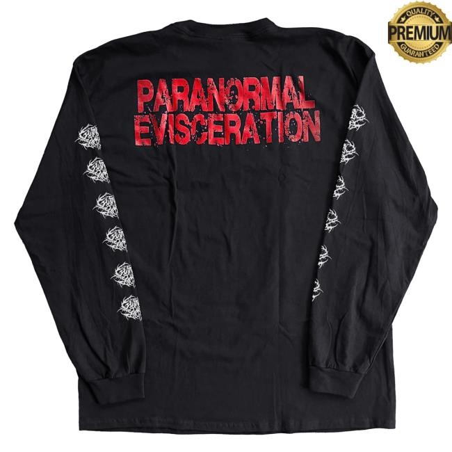 Official Reality Fade Merch Store Guttural Slug 'Paranormal Evisceration' Long Sleeve T-Shirts Official Reality Fade Merch Store Guttural Slug 'Paranormal Evisceration' Long Sleeve T-Shirts