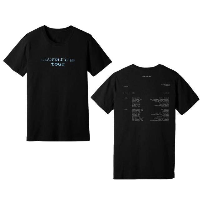 The Marias Merch Submarine 2024 Tour Shirt – The Marias Shop