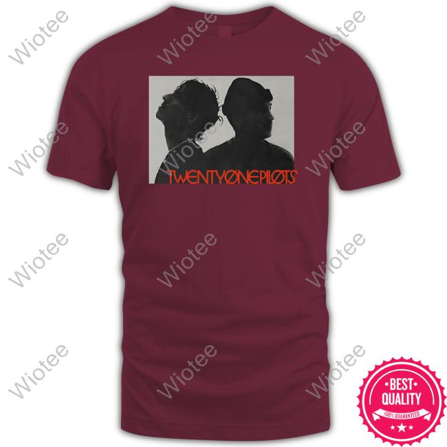 Official Twenty One Pilots Merch Twenty One Pilots Silhouette Portraits T Shirt