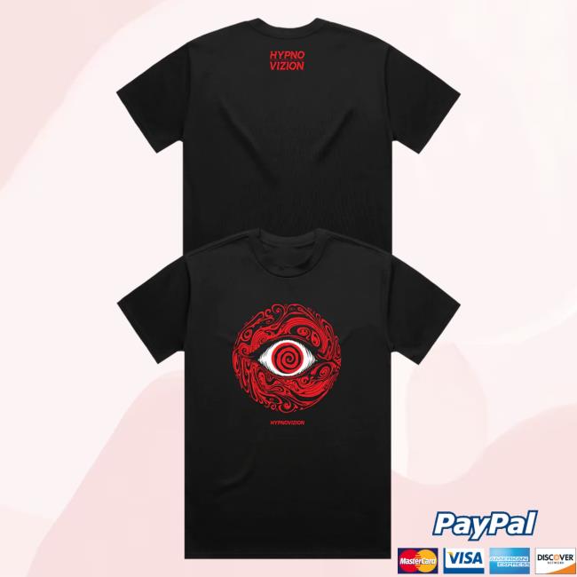Official Rezz Merch Store Shop Rezz Hypnovizion - Minds Eye - Unisex Black Popover Shirt
