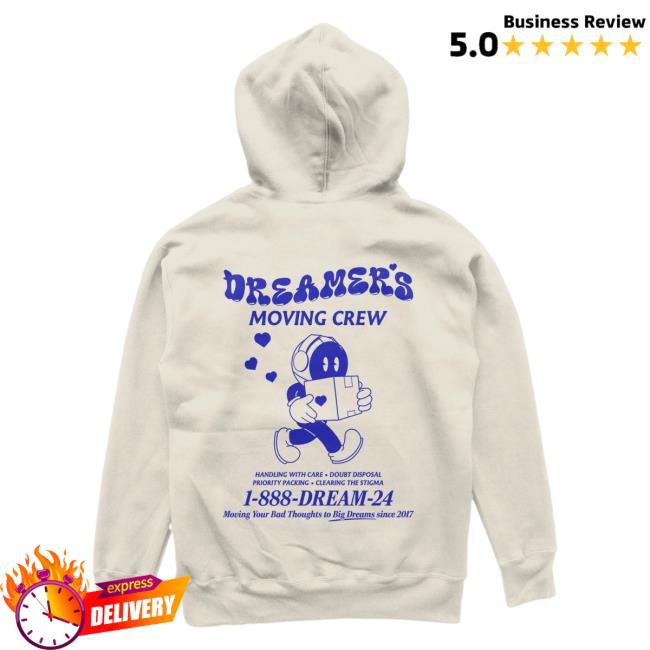 Official Dream Clothing HQ Dreamer's Moving Crew Sand Hoody
