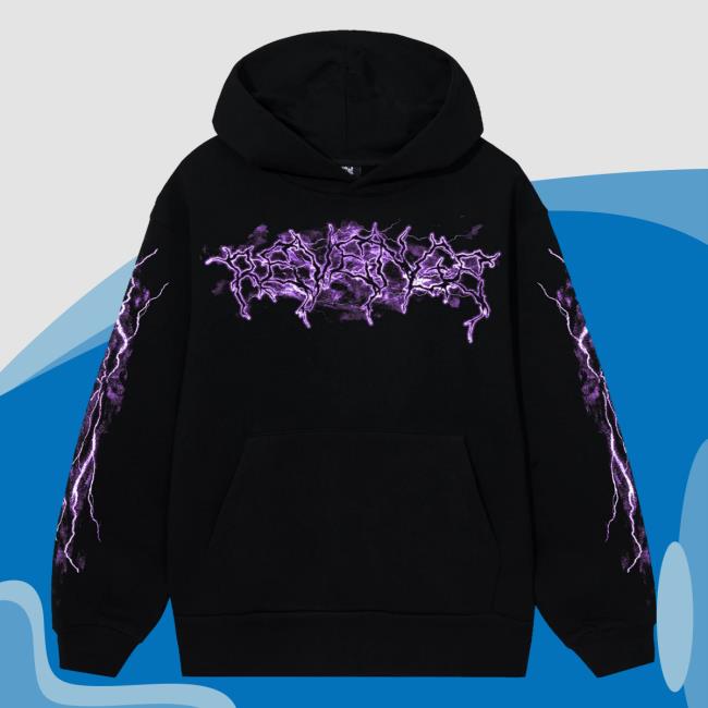 Revenge Purple Lightning Logo T-Shirt
