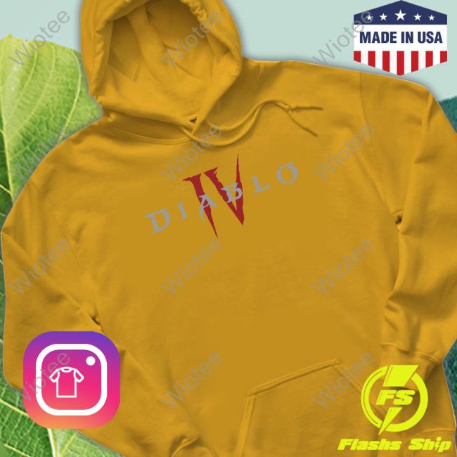 Diablo IV Core Hoodie Diablo IV Core Long Sleeve T-Shirt