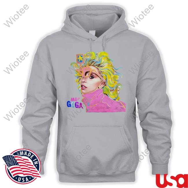 Official Lady Gaga Shop Artpop Illustrated Glasses Long Sleeve Tee Lady Gaga Shop Artpop Illustrated Glasses Tee