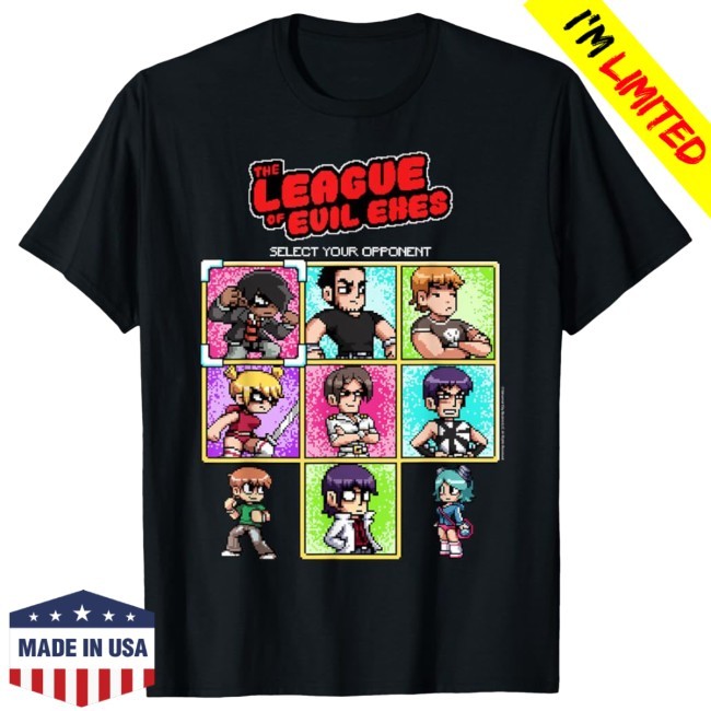 Scott Pilgrim Vs The World The League Of Evil Exes New T-Shirt