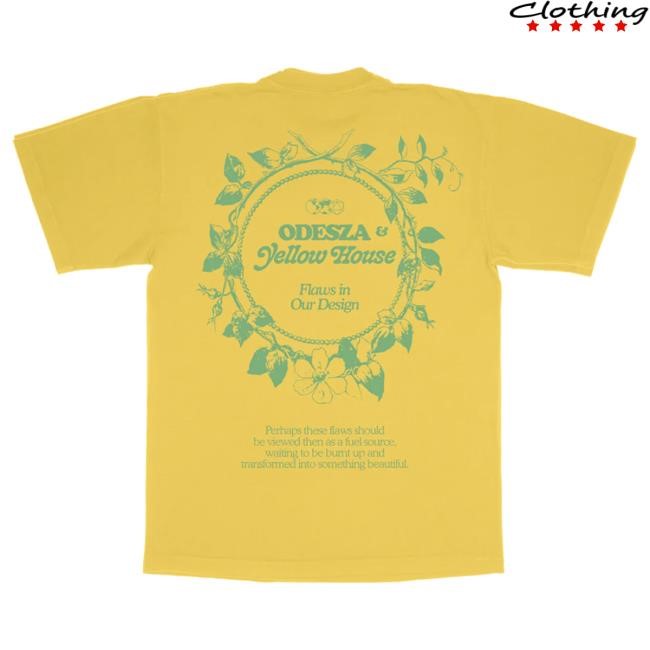 Official Odesza Merch Store Odesza Flaws In Our Design Attractive Shirt (Yellow) Odesza Clothing Official Odesza Merch Store Odesza Flaws In Our Design T-Shirts (Yellow) Odesza Clothing