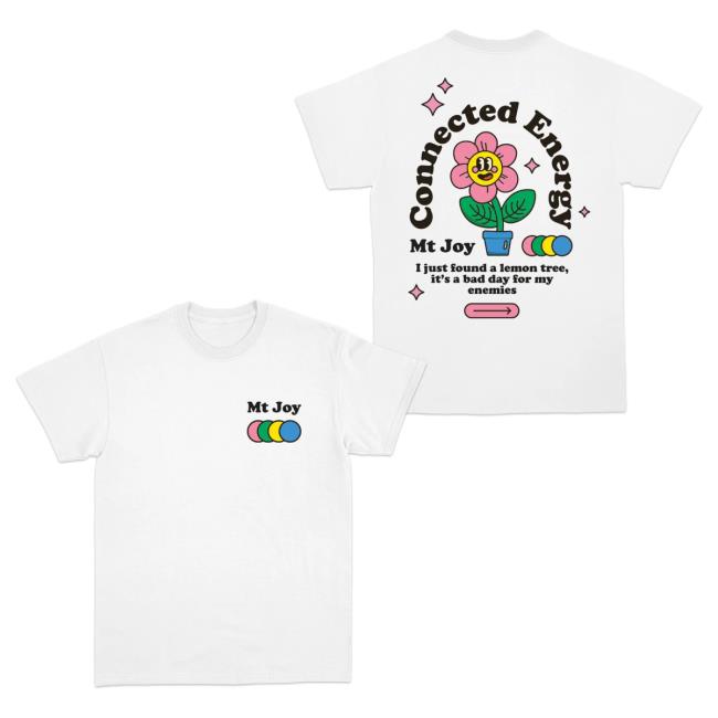 Official Mt Joy Merch Store Mt Joy Connected Energy Tee Mtjoy Apparel Clothing Shop