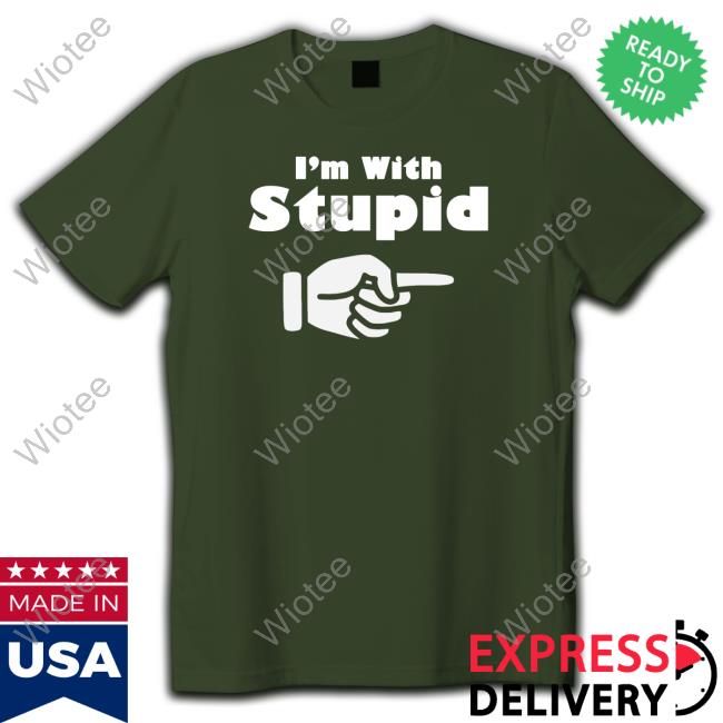 I'm With Stupid Long Sleeve T-Shirt