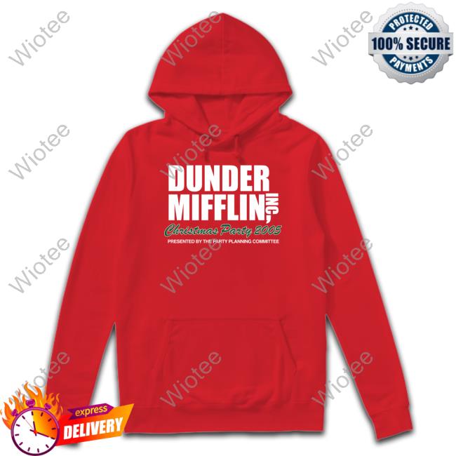Official Dunder Mifflin Christmas Party 2005 Party Planning Committee Shirt