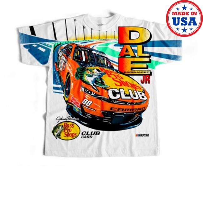 Shop Jr Nation Merch Dale Earnhardt Jr. #88 Bass Pro Shops Total Print T Shirt