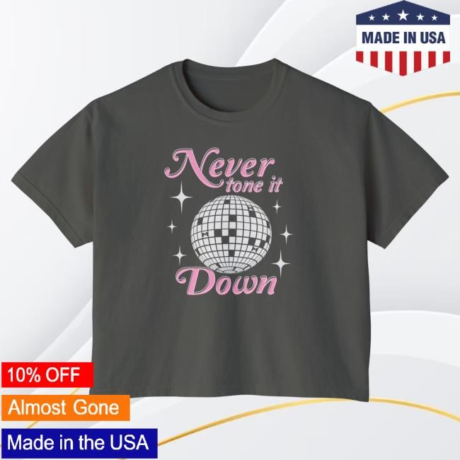 Official Ilona Maher Merch Store Shop Ilona Maher Never Tone it Down Boxy Top Shirt Random Colors IlonaMaher