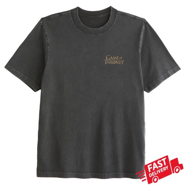 Official Abercrombie And Fitch Apparel Clothing Merch Game of Thrones Vintage-Inspired Graphic New Shirt Abercrombie Store Shop