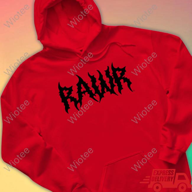 Rawr Red Hoodie
