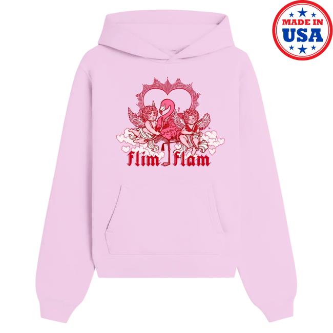 Official The Official Flim Flam Shop Merch Store – Flamingo Cherub Light Pink Sweater