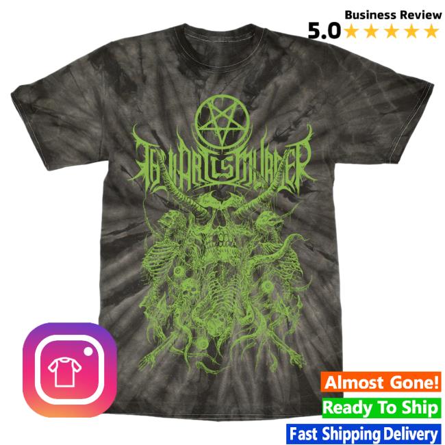Official Thy Art Is Murder Merch Store Thy Art Is Murder Riddick Skull T Shirt Green