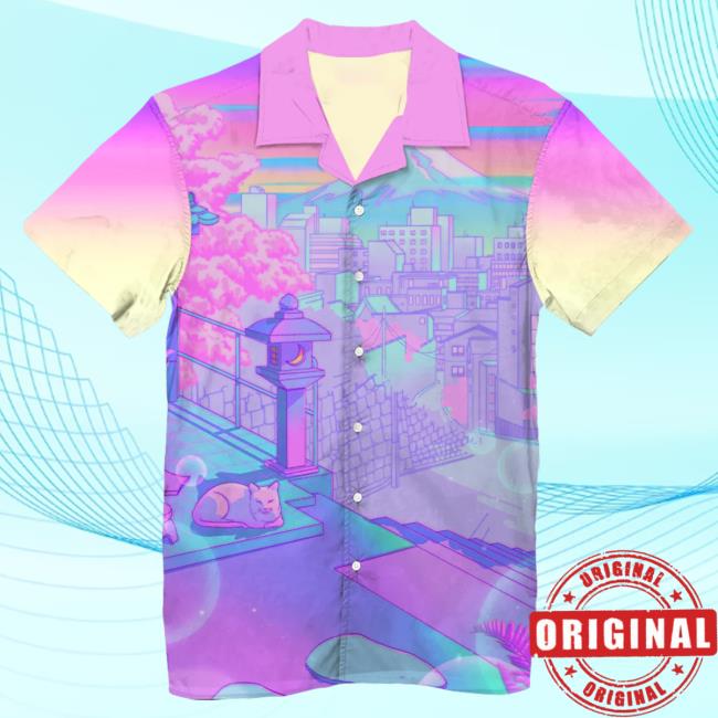 Official Vapor95 Clothing Store Vapor 95 Kami Friend Hawaiian T-Shirts