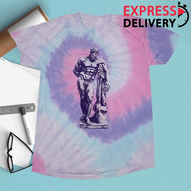 Official Raskol Apparel I Lift Therefore I Am Tie Dye Tshirt RaskolApparel