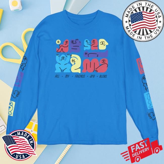 Efdot Studio All My Friends Long Sleeve Tee Efdot Studio All My Friends Tee