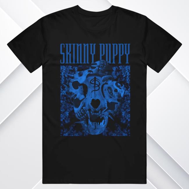 Official Skinny Puppy Merch Bouquet Black Tshirt