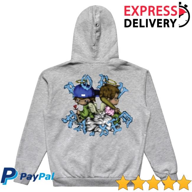 Official Born X Raised Merch Store Shop Precious Rocker Attractive Hoodie: Grey BornXRaised Official Born X Raised Merch Store Shop Precious Rocker Hoody: Grey BornXRaised