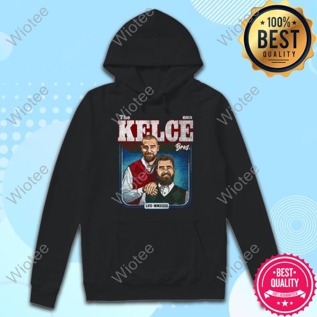 Jason Kelce & Travis Kelce The Kelce Bros WHT T Shirt