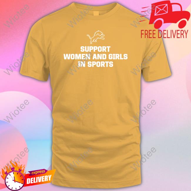 Official Detroit Lions Support Women And Girls In Sports Hoodie Brad Holmes