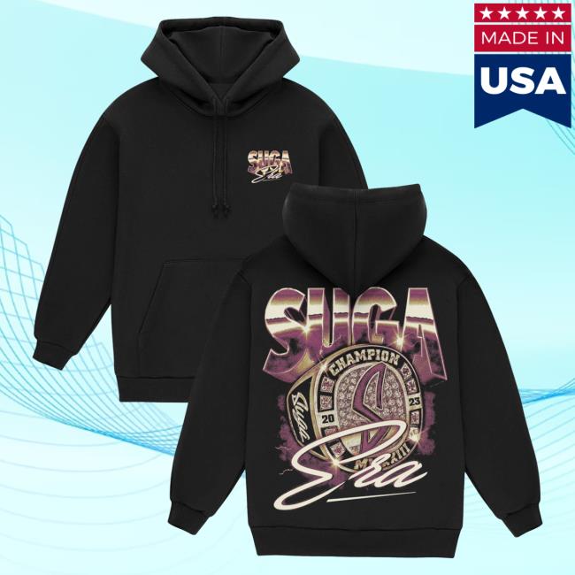Official The Suga Merch Shop Suga Era Ring Black Crew neck Sweatshirt Sugashop Store