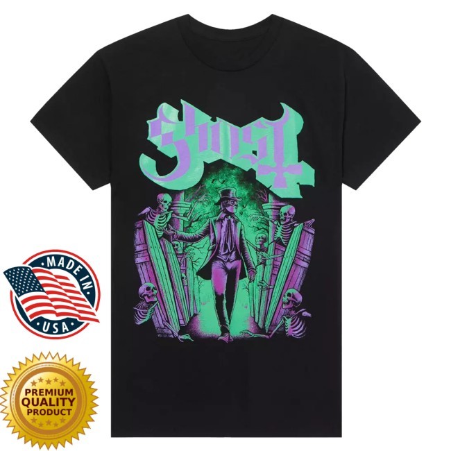 Official Ghost Papa V Perpetua Portal Shirt - Ghost