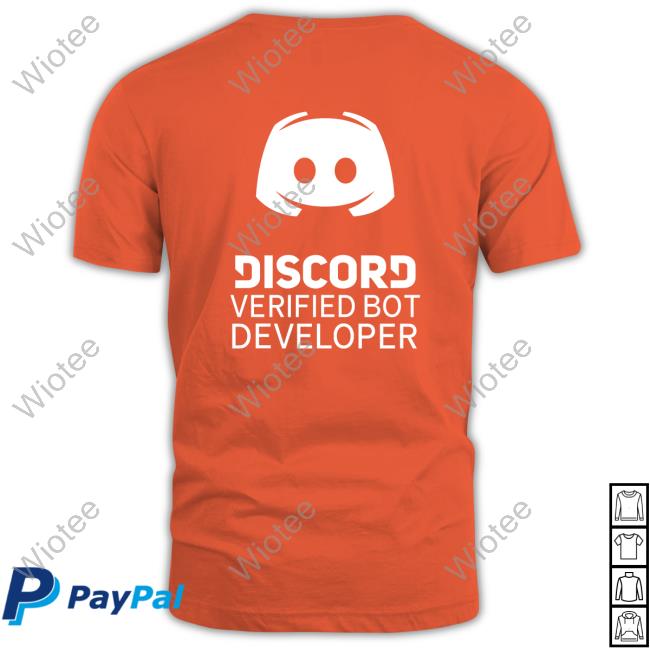 Discord Merch Discord Verified Bot Developer Shirts Discord Verified Bot Developer Shirt