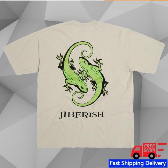 Official Jiberish Apparel Twin Lizzy Top Shirt Sage Official Jiberish Merch Twin Lizzy Tshirt Sage