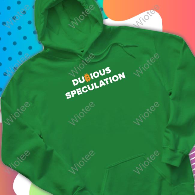Official Dubious Speculation T Shirt Into The Cryptoverse Merch Dubious Speculation Tee Shirt Benjamin Cowen