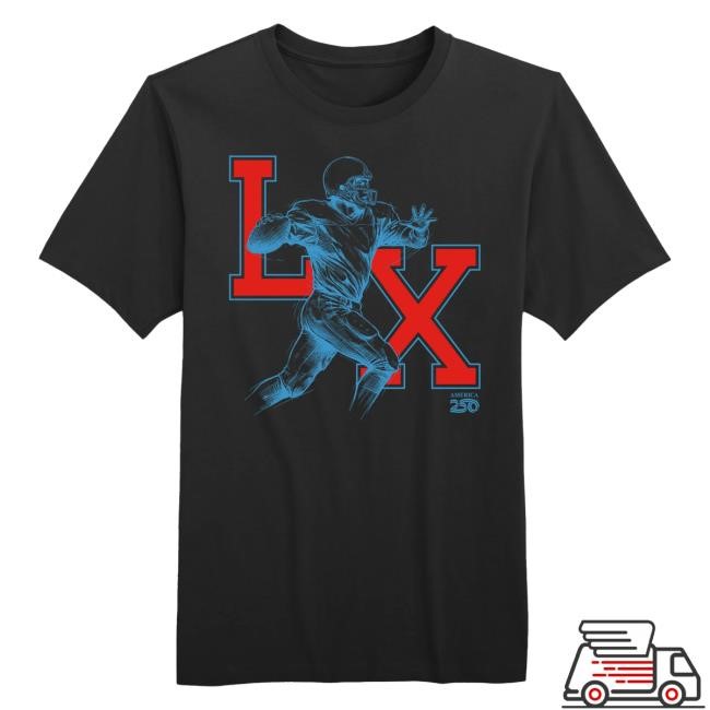 New America250 LX Game Day Outline Women's T-Shirt Summer Drop