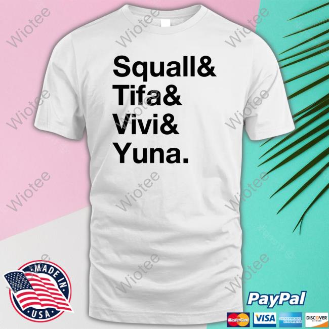 Official Ben Starr Wearing Squall & Tifa & Vivi & Yuna Shirt