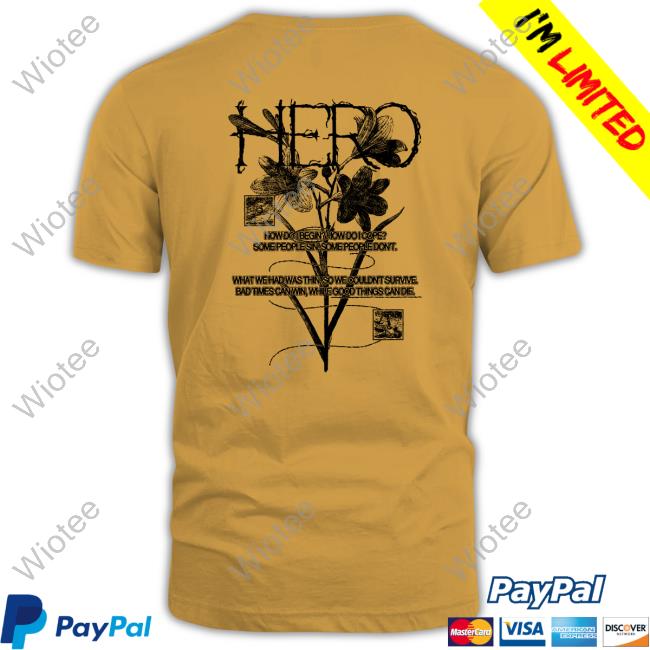 Official David Kushner Hero T-Shirt Hero Tee Shirt