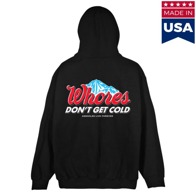 Official Linda Finegold Store Shop Whores Dont Get Cold Black Long Sleeve T Shirt Lindafinegold Clothing