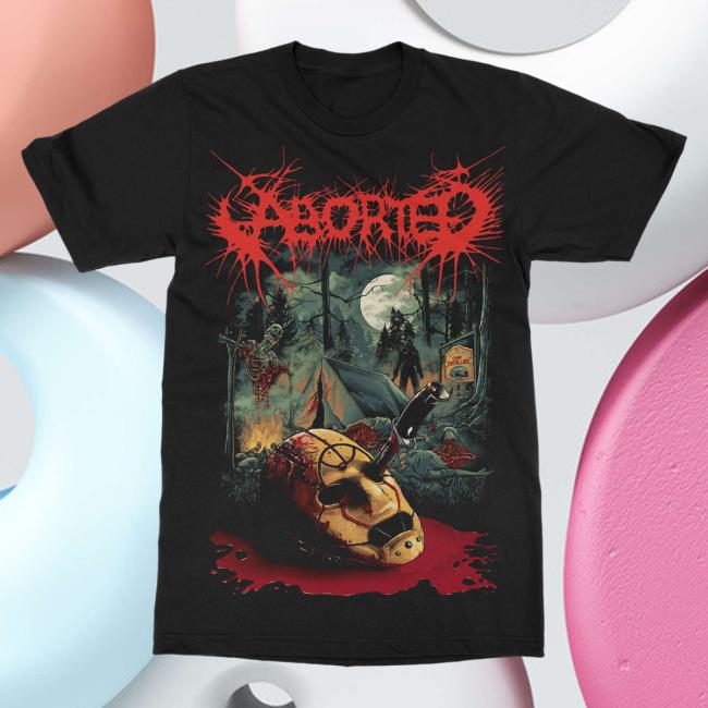 Official Indie Merch Store Shop Aborted "13Th Tour" Popover Shirt IndieMerchStore