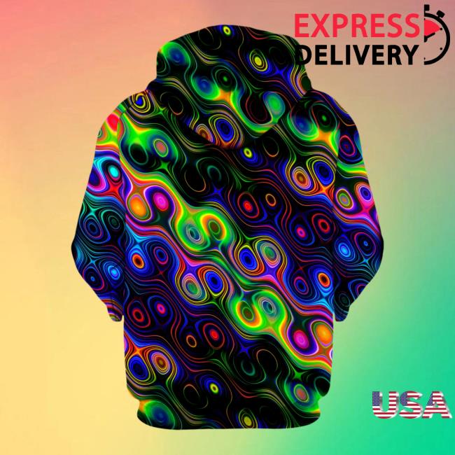 Official Iedm Clothing Glow with the Flow Unisex Shirt 2023 3D All Over Print Official Iedm Clothing Glow with the Flow Unisex T-Shirt 3D All Over Print