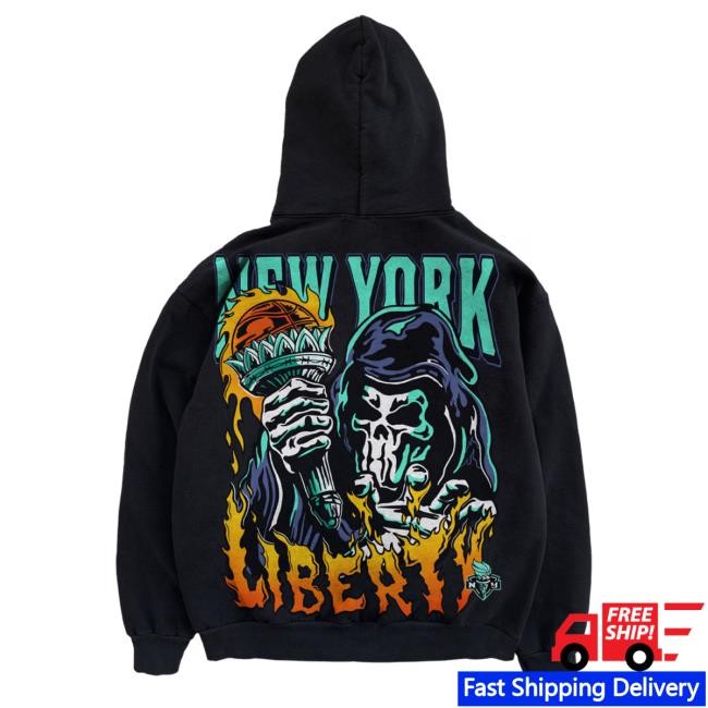 Official Warren Lotas Liberty Torch Zip Hoody - Black