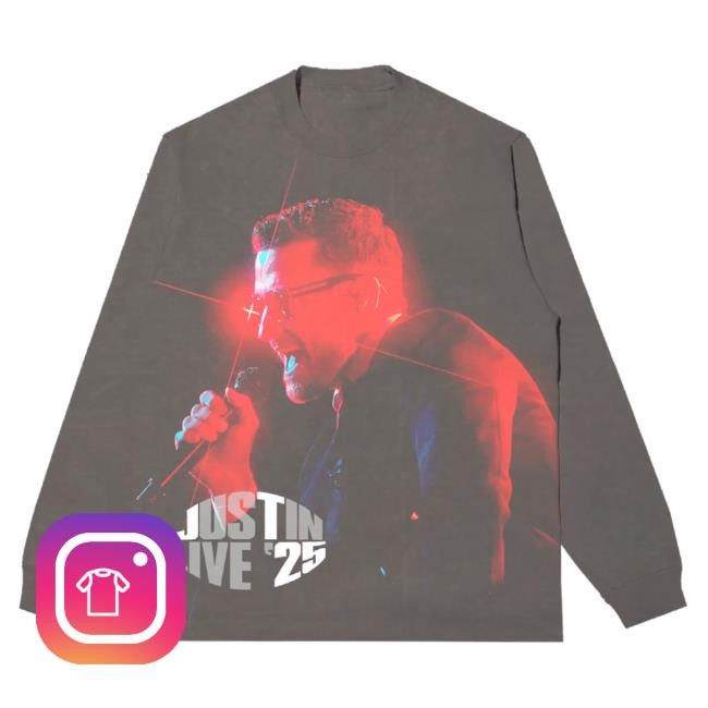 Official Justin Timberlake Merch Store Justin Timberlake Solar Flare L/S T Shirt