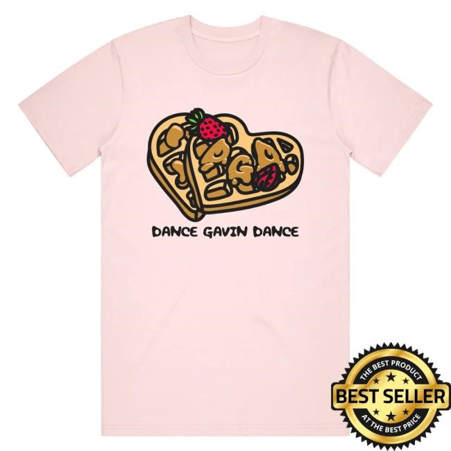 Official Dance Gavin Dance Merch Waffles - Pink Shirts DanceGavinDance
