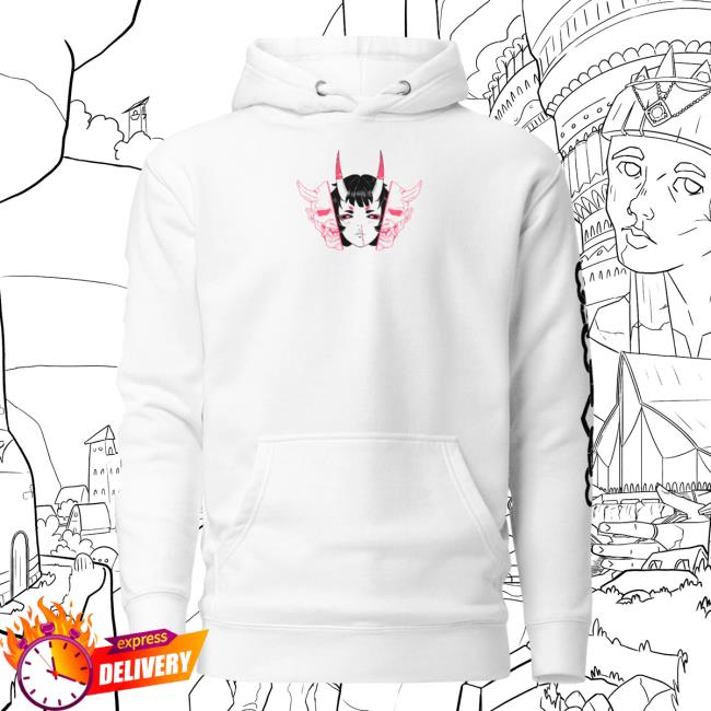 Official Yhama Clothing Aka Oni Unisex Pullover Hoodie