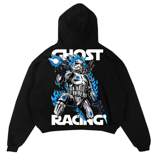 Lone Trooper Layer Hoodie Black Ghost Racing City Cold Fit
