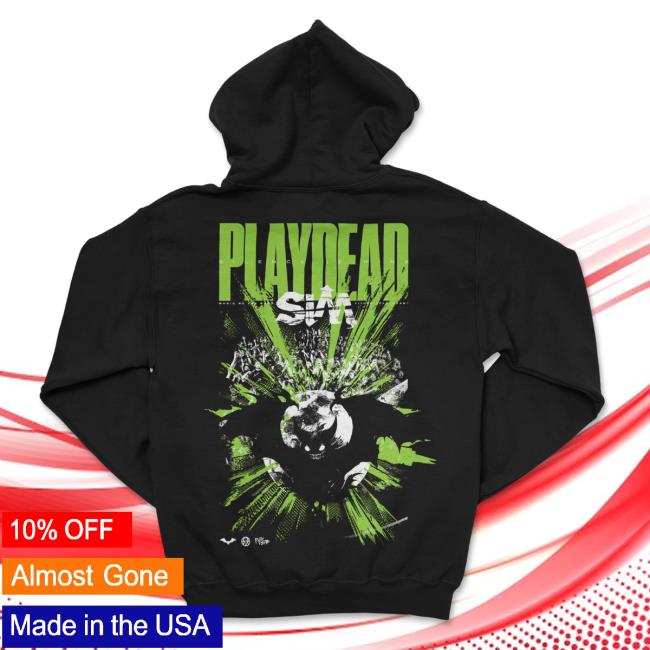 Official SIM Merch SIM Playdead Sweatshirt Black Official SIM Merch SIM Playdead Crew neck Black