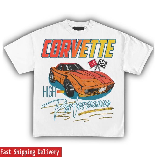 Official Heavyweight Legends Corvette High-Performance '74 Vintage Popover Shirt