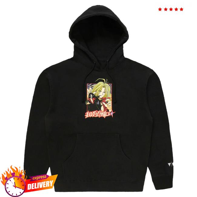 Official Hypland Clothing Merch Store Hypland Yyh Karasu Star Popover Hoodie (Black)