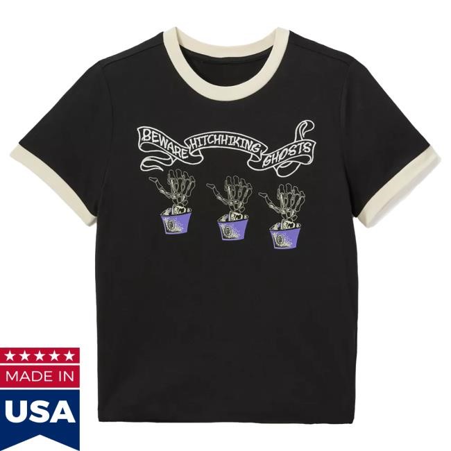 Official Disney Shop Hitchhiking Ghosts Fashion Top Shirt For Women By Her Universe – The Haunted Mansion