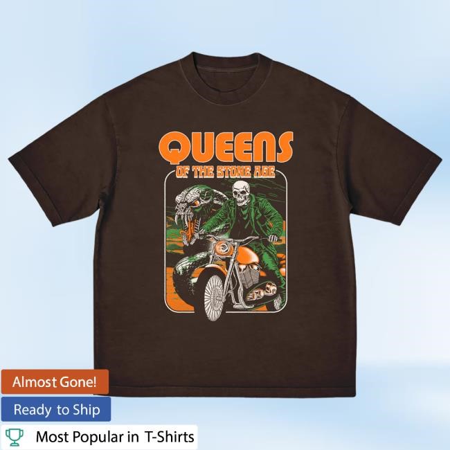 QOTSA Snake Skeleton Short Sleeve Shirt - Queens Of The Stone Age Store