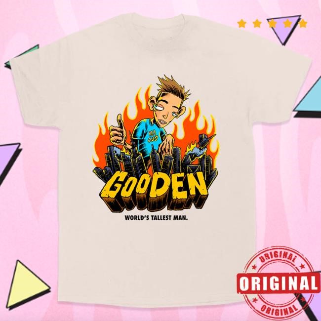 Official Drew Gooden Merch Store World's Tallest Man Sandstone T-Shirts Official Drew Gooden Merch Store World's Tallest Man Sandstone Popover Hoodie
