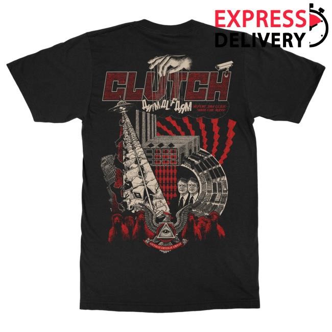 Official Clutch Merch Store Animal Farm Hoodie Official Clutch Merch Store Animal Farm Pullover Hoodie