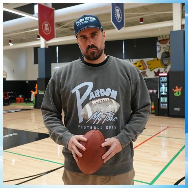 Barstoolsports Pardon My Take Football Sweatshirt